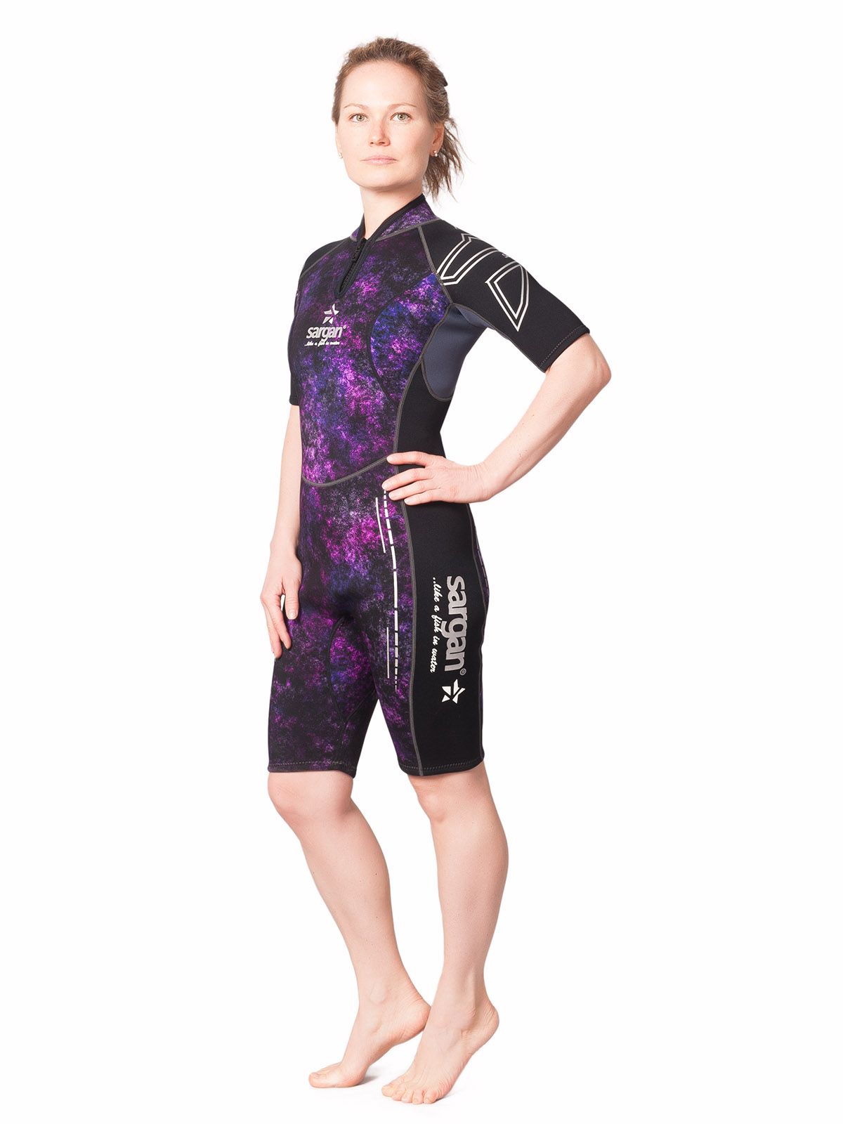 Гидрокостюм "NERO 2.0" Shorty lady GalaxyAPE-07/черный 2 mm