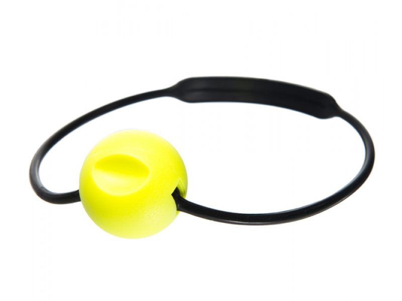 Шумовое устройство ist для дайверского баллона, желтый шар на силиконовом обруче