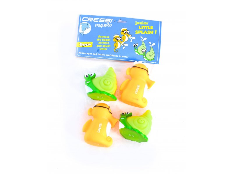Комплект детских резиновых игрушек 4 шт для детей cressi