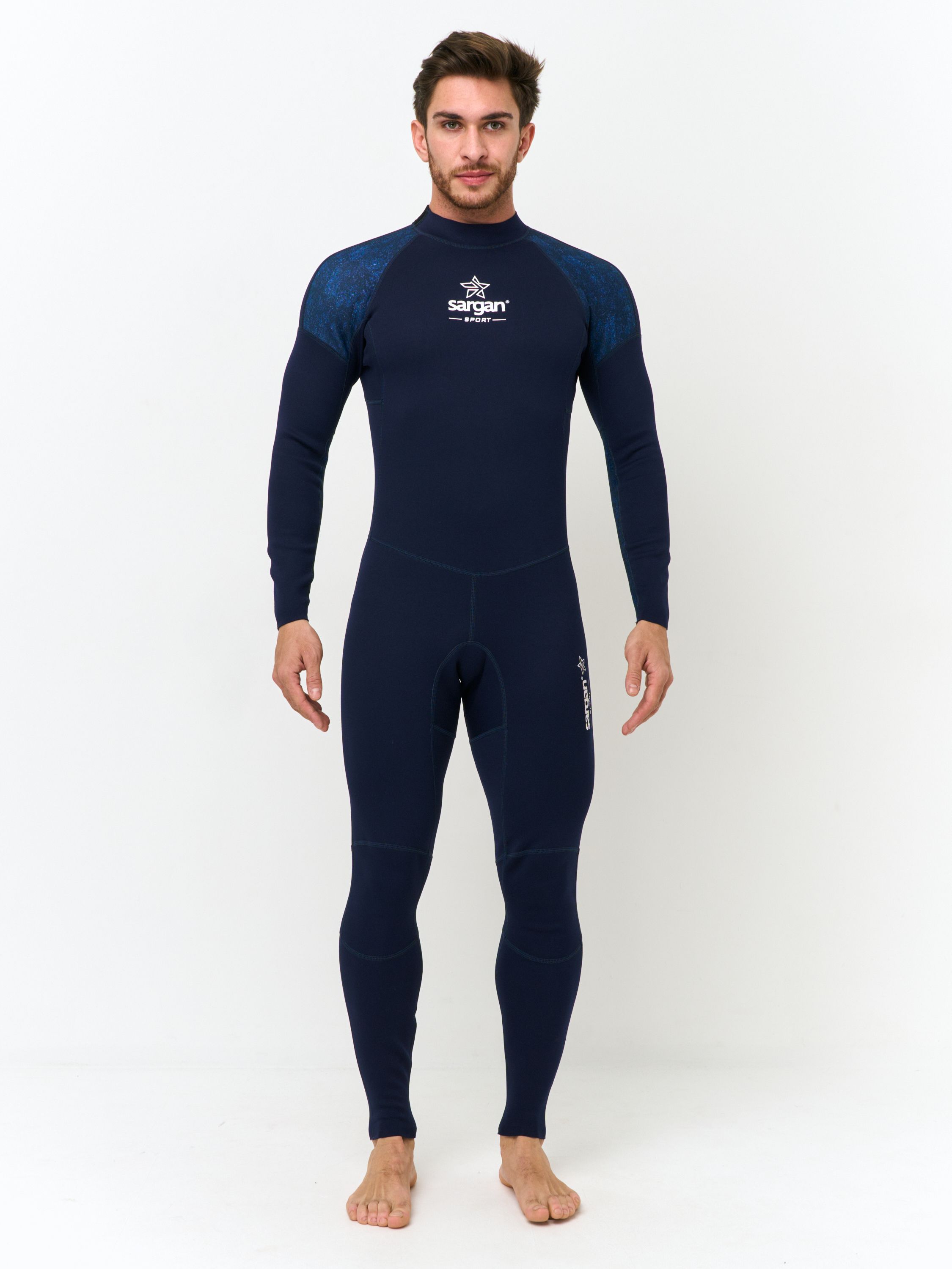 Гидрокостюм SARGAN Sport  1001/BL, мужской, длинный, неопр.2мм, синий