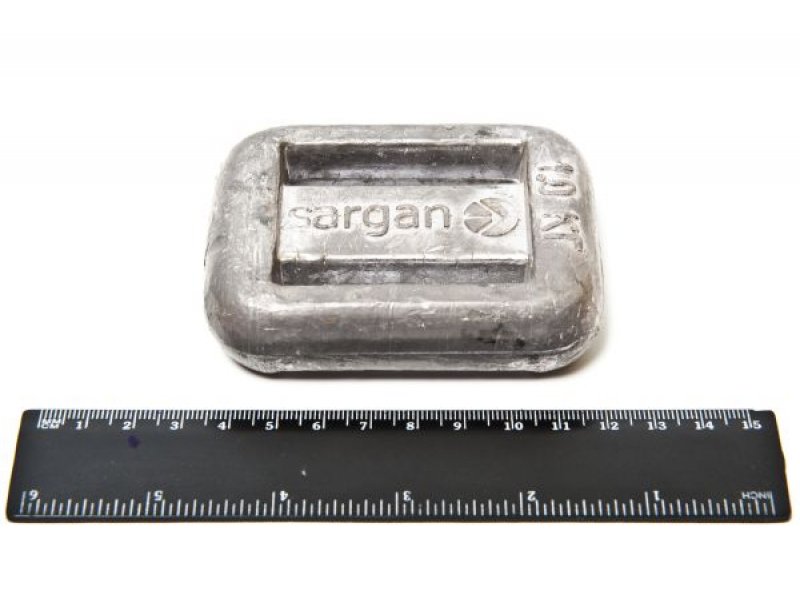Груз sargan 1 кг без покрытия