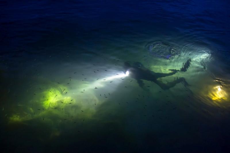 Подводные фонари для мутной воды