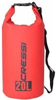 Гермомешок CRESSI с лямкой DRY BAG  красный 20 литров, Cressi