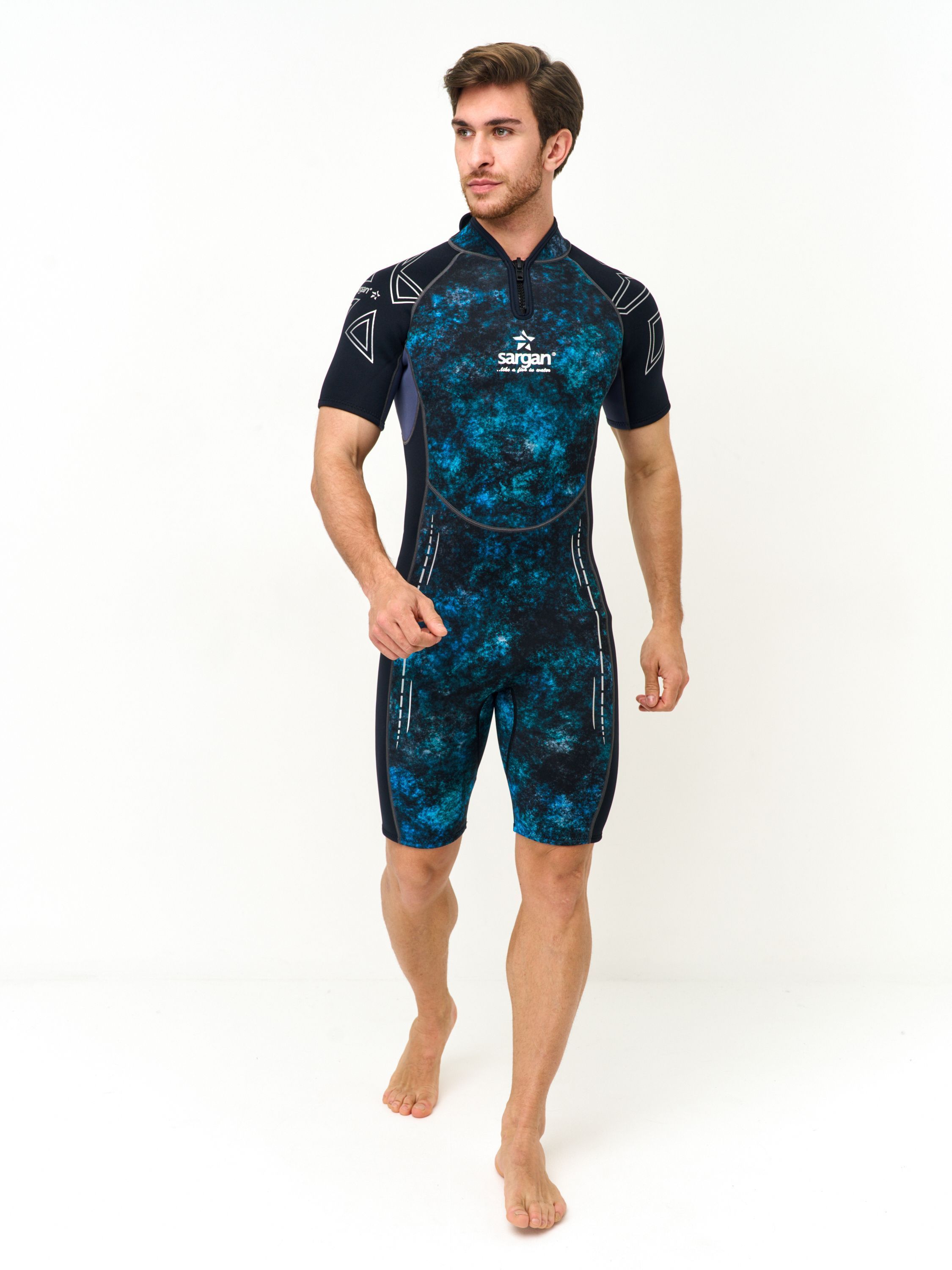 Гидрокостюм "NERO 2.0" Shorty men GalaxyAPE-09/черный 2 mm
