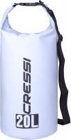 Гермомешок CRESSI с лямкой DRY BAG  белый 20 литров, Cressi