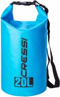 Гермомешок CRESSI с лямкой DRY BAG  светло-голубой 20 литров, Cressi