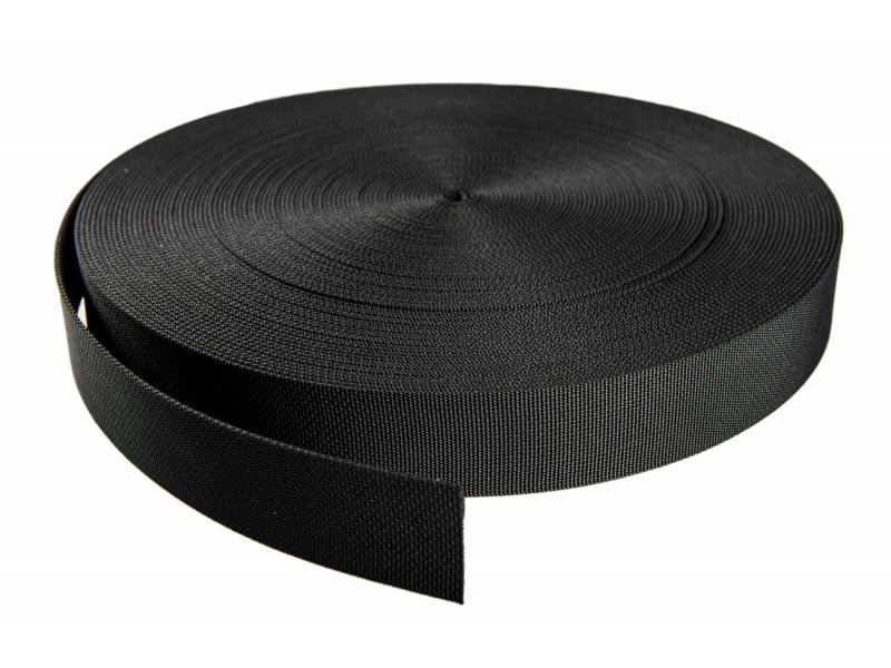 Нейлоновая лента, черная, кордура, рулон 45 метров saekodive aw01, цена за 1 метр
