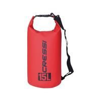 Гермомешок CRESSI с лямкой DRY BAG  красный 15 литров, Cressi