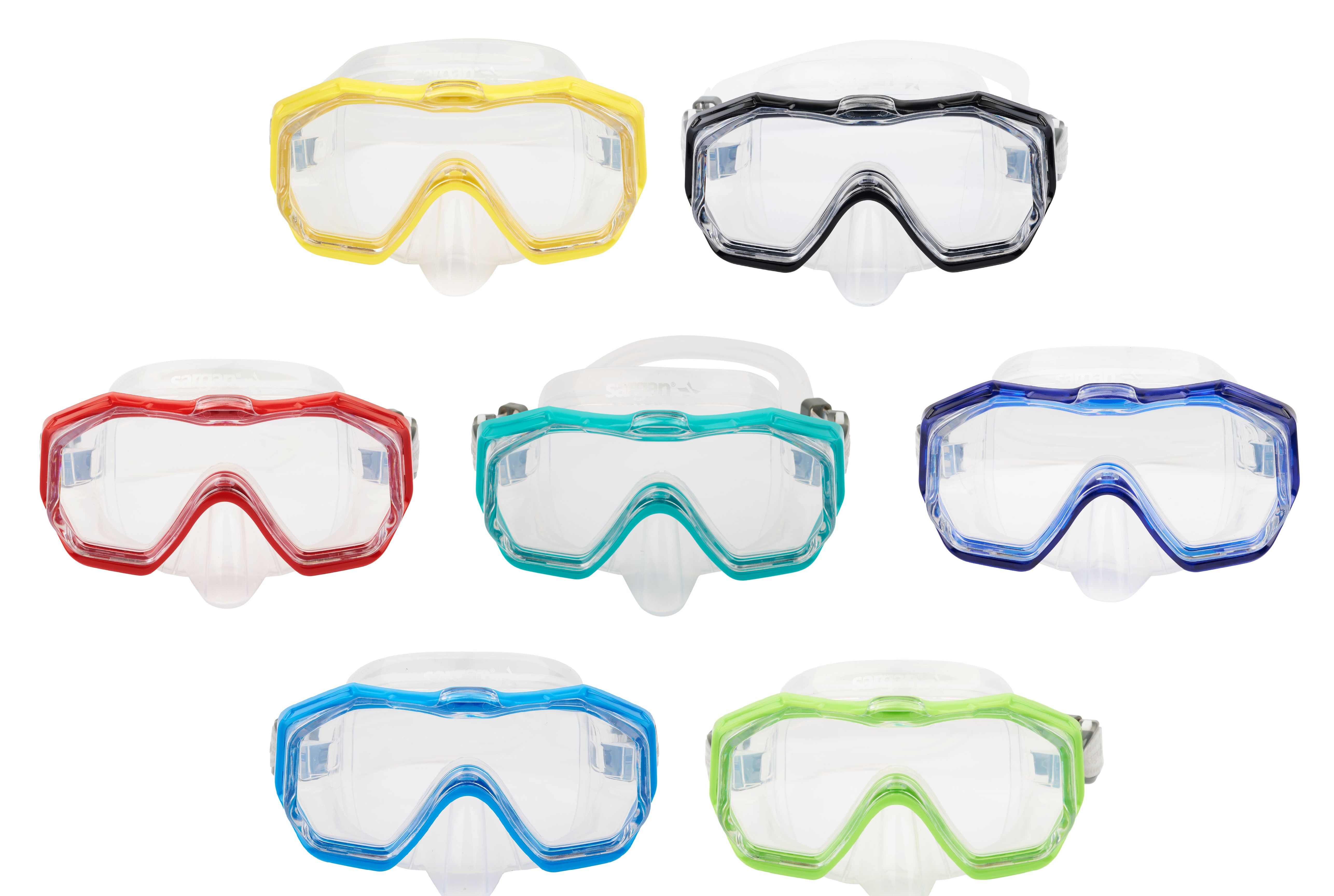 Маска детская САРГАН "ПАНОРАМА"  прозрачный силикон