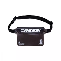 Сумка поясная CRESSI герметичная KANGAROO DRY POUCH черный, Cressi