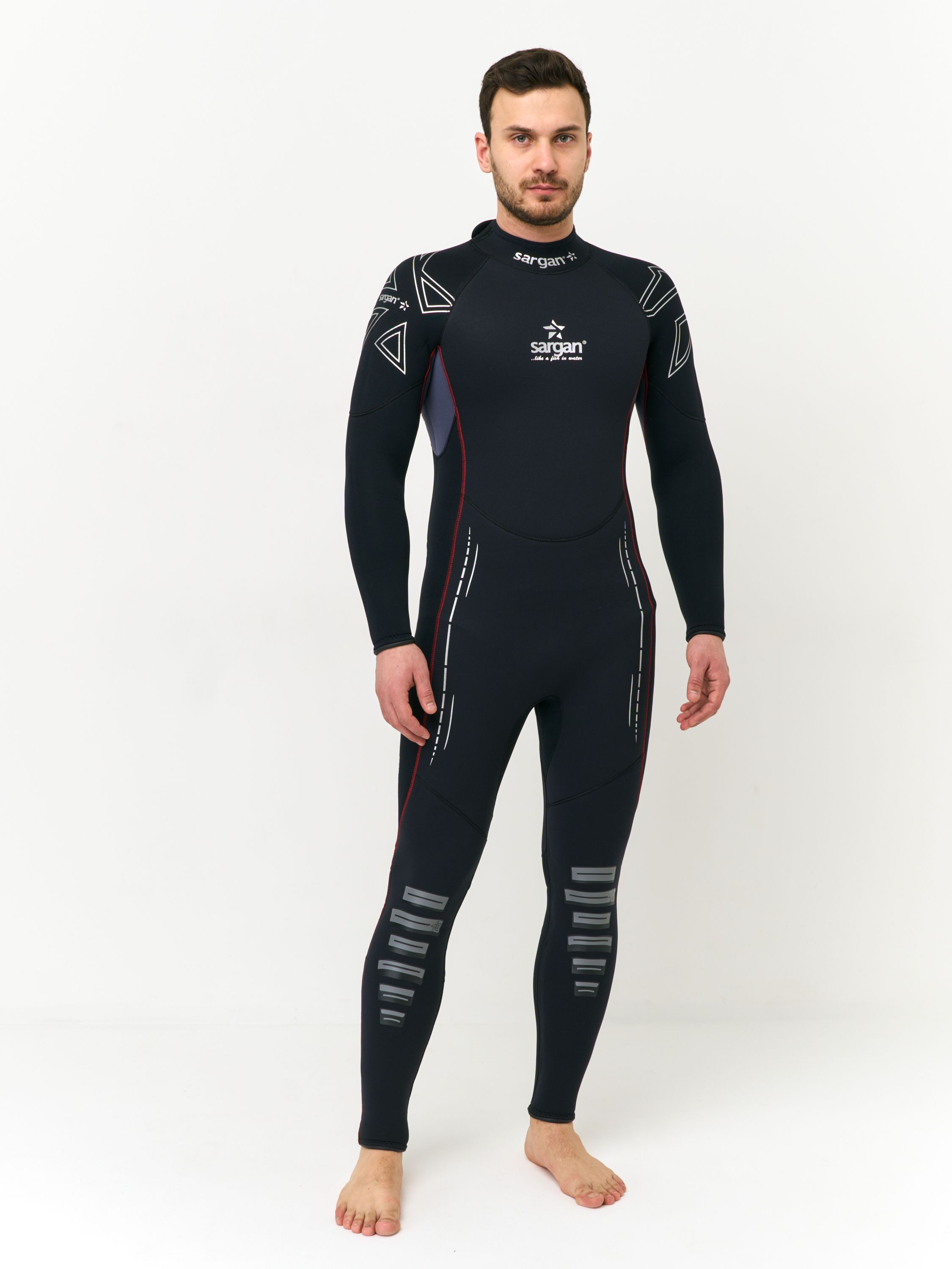 Гидрокостюм "NERO 2.0" Long men 5 mm красная отстрочка