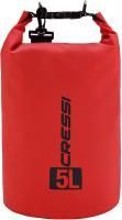 Гермомешок CRESSI с лямкой DRY BAG  красный 5 литров, Cressi
