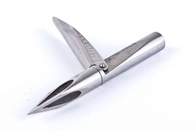 Наконечник Пиранья с желобом 1л, скруч. Головой SARGAN