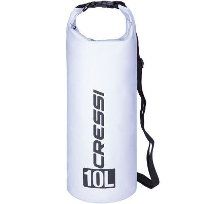 Гермомешок CRESSI с лямкой DRY BAG  белый 10 литров, Cressi