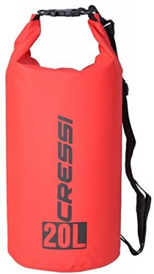 Гермомешок CRESSI с лямкой DRY BAG  красный 20 литров, Cressi