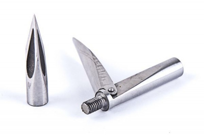 Наконечник Пиранья с желобом 1л, скруч. Головой SARGAN