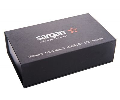 Фонарь подводный "СОКОЛ" 200 люмен, алюминиевый корпус, батареи 3*ААА SARGAN