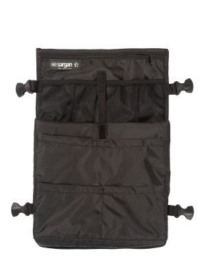 Гермо-Сумка-Рюкзак САРГАН "ПРОГРЕССОР 80.0" Герметичная молния 100%, вкладыш, черный-белый, 80л