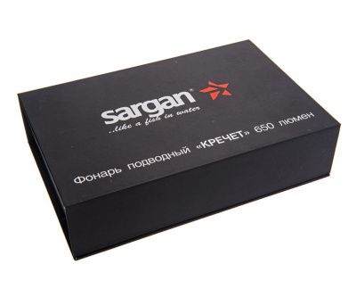 Фонарь подводный "КРЕЧЕТ" 650 люмен, алюминиевый корпус, аккумуляторный SARGAN