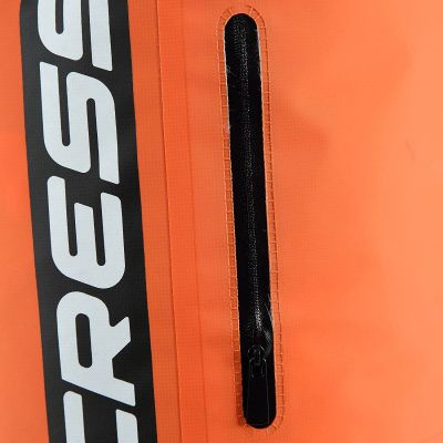 Герморюкзак CRESSI с карманом на молнии Premium BACK PACK, черный/оранжевый, 20 литров, Cressi