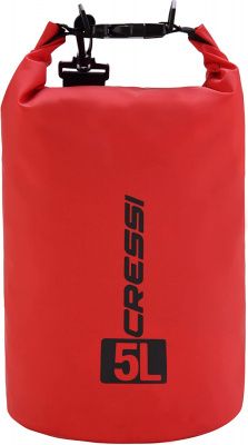Гермомешок CRESSI с лямкой DRY BAG  красный 5 литров, Cressi