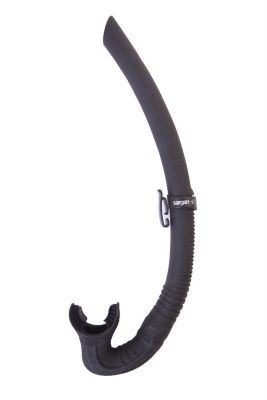 Трубка САРГАН НЕРЛЬ, черная, черный силикон