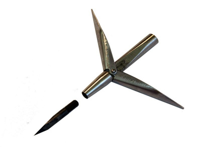 Наконечник Жерех трехгранный 2л, скруч. Головой SARGAN