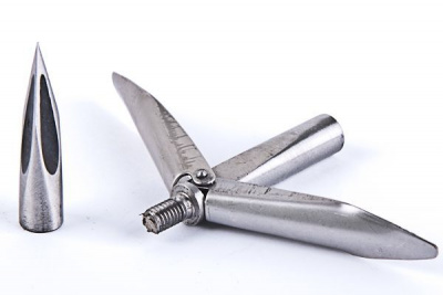 Наконечник Пиранья с желобом 2л, скруч. Головой SARGAN