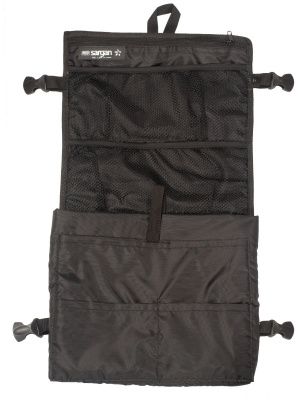 Гермо-Сумка-Рюкзак САРГАН "ПРОГРЕССОР 110.0" Герметичная молния 100%, вкладыш, черный-белый, 110л