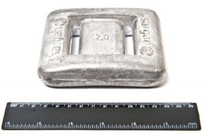 Груз 2 кг без покрытия SARGAN