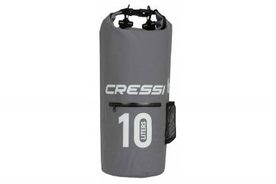 Гермомешок CRESSI с карманом на молнии, DRY BAG, серый 10  литров, Cressi