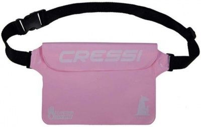 Сумка поясная CRESSI герметичная KANGAROO DRY POUCH светло-розовый, Cressi