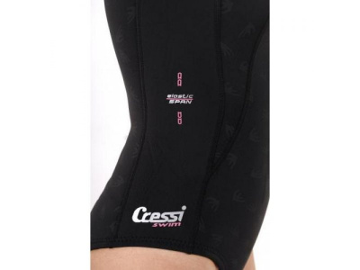 Гидрокостюм cressi thermal женский, короткий, 2 мм,снаружи нейлон, черный, для бассейна