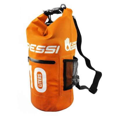 Гермомешок CRESSI с карманом на молнии, DRY BAG, оранжевый 10  литров, Cressi