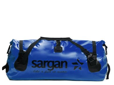 Гермо-сумка САРГАН "КАПЛЯ", 100% герметичный вход, длина 80 см  объем 80 л. синяя