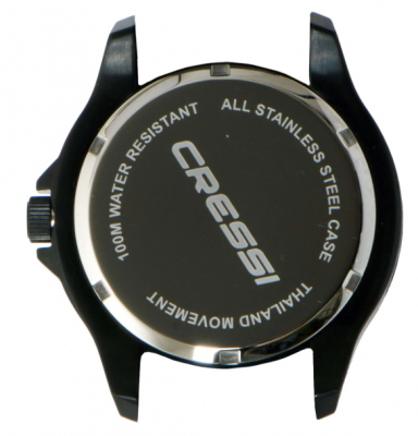 Часы Cressi MANTA WATCH 100m с браслетом из нерж.стали, серебристый