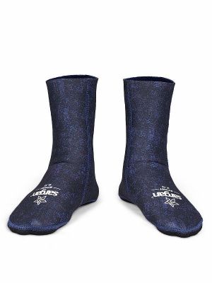 Носки неопреновые SARGAN Sport  1030/MBKB, 2мм, микс-черный/синий