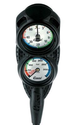 Консоль 2-х приборная (манометр+ глубиномер) Cressi