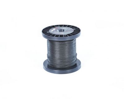 Линь САРГАН черный нейлон D 2,0 мм, за 1 метр (катушки по 500 м)