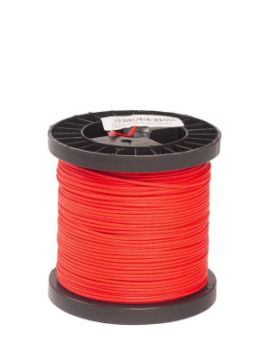 Линь САРГАН красный нейлон D 2,0 мм 1 м (катушки по 100 м)