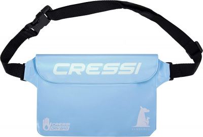 Сумка поясная CRESSI герметичная KANGAROO DRY POUCH светло-голубой, Cressi