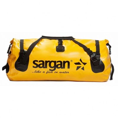 Гермо-сумка САРГАН "КАПЛЯ", 100% герметичный вход, длина 100 см объем 110 л. цвет  желтый