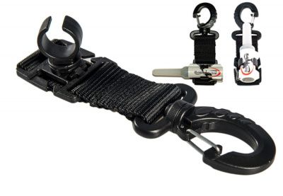 Карабин AC01i с держателем для шлангов, и фонариков на булавке Saekodive