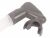 Трубка САРГАН "АГИДЕЛЬ" сухая 2 клапана, прозрачный/серый стальной силикон