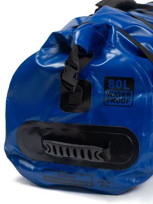 Гермо-сумка САРГАН "КАПЛЯ", 100% герметичный вход, длина 80 см  объем 80 л. синяя