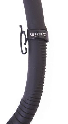 Трубка САРГАН НЕРЛЬ, черная, черный силикон