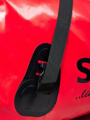 Гермо-сумка САРГАН "КАПЛЯ", 100% герметичный вход, длина 100 см объем 110 л. красная