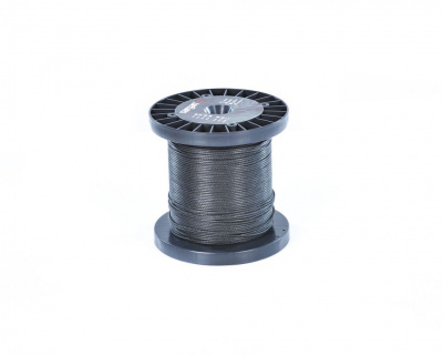 Линь САРГАН черный нейлон D 1,5 мм, за 1 метр (катушки по 500 м)