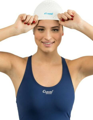 Шапочка силиконовая женская для бассейна CRESSI Premium  LADY CAP