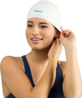 Шапочка силиконовая женская для бассейна CRESSI Premium  LADY CAP